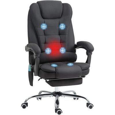 Vinsetto - Heated Vibration Massage - Black - Office Chair Vinsetto - Heated Vibration Massage - Black - Office Chair