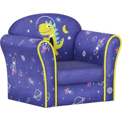 AIYAPLAY - Planet Dinosaur - Blue - Kids sofa chair AIYAPLAY - Planet Dinosaur - Blue - Kids sofa chair