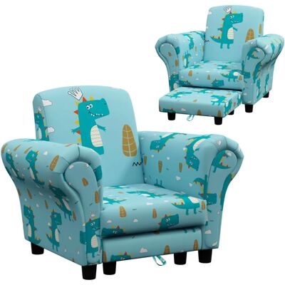 AIYAPLAY - 2 Piece Kids Sofa Set - Dinosaur Design AIYAPLAY - 2 Piece Kids Sofa Set - Dinosaur Design