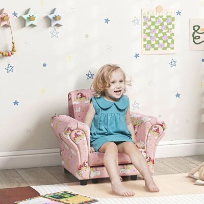 AIYAPLAY - 2 Piece Kids Sofa Set - Unicorn Design - Sofa Set AIYAPLAY - 2 Piece Kids Sofa Set - Unicorn Design - Sofa Set