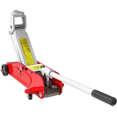 HOMCOM Hydraulic Low Profile Car Jack - 2 Ton - Car Garage Tyre Repair HOMCOM Hydraulic Low Profile Car Jack - 2 Ton - Car Garage Tyre Repair