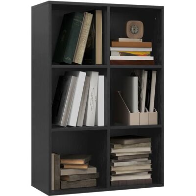 Bibliothèque cubique HOMCOM - Étagères noires pour bureau à domicile - Publicité Bibliothèque cubique HOMCOM - Étagères noires pour bureau à domicile - Publicité