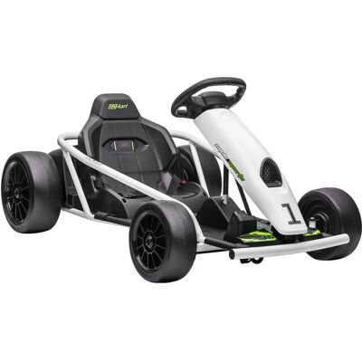 HOMCOM - 24V Electric Go Kart - Music - Go Kart HOMCOM - 24V Electric Go Kart - Music - Go Kart