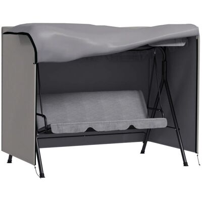 Outsunny Garden Furniture Protector Patio Swing - Grey - Cover Outsunny Garden Furniture Protector Patio Swing - Grey - Cover