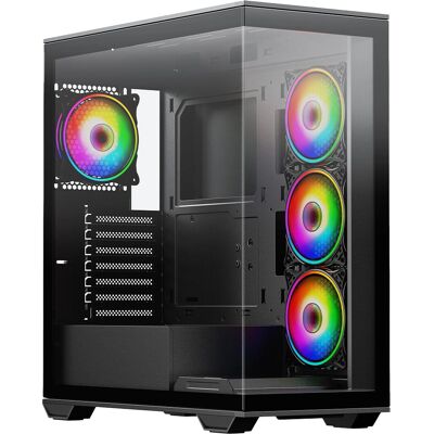 Vida Solus Mid Tower Gaming Case - Black - Computer Case Vida Solus Mid Tower Gaming Case - Black - Computer Case
