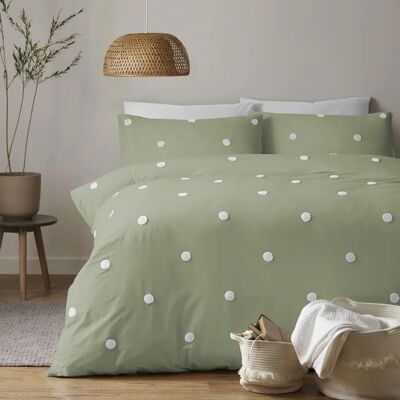 Appletree Punto Giardino Biancheria da letto Salvia - Set di Biancheria da letto Appletree Punto Giardino Biancheria da letto Salvia - Set di Biancheria da letto