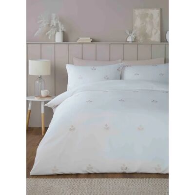 Serene Emily Embroidered Duvet Cover Bedding Set - Duvet Cover Bedding Set Serene Emily Embroidered Duvet Cover Bedding Set - Duvet Cover Bedding Set