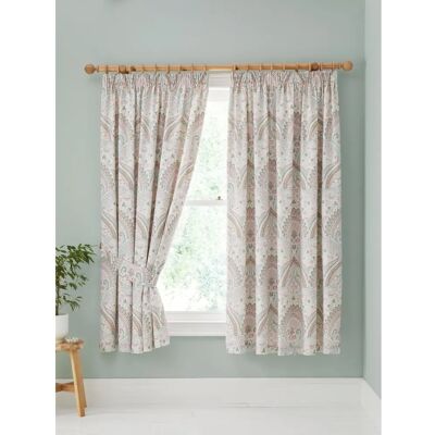 Dreams & Drapes Green Jacobean Damask Curtains - Curtains Dreams & Drapes Green Jacobean Damask Curtains - Curtains