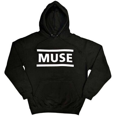 Svart hoodie Muse - Unisex - Bomull - Officiell Svart hoodie Muse - Unisex - Bomull - Officiell