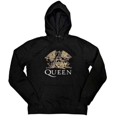 Queen XL Svart Crest Huvtröja - Hoodies Queen XL Svart Crest Huvtröja - Hoodies