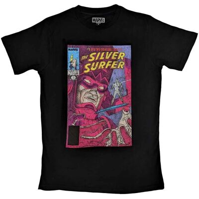 Marvel Galactus Silver Surfer Black T-Shirt - Unisex Casual Top Marvel Galactus Silver Surfer Black T-Shirt - Unisex Casual Top