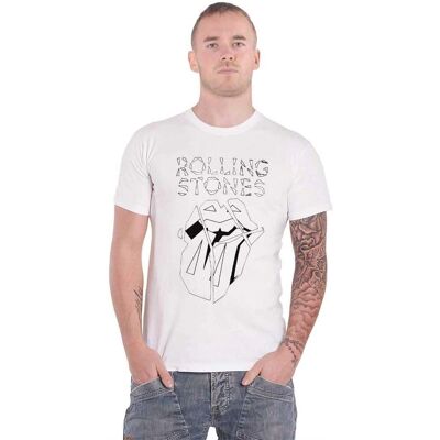 The Rolling Stones Hackney Diamonds Tunga Kontur T-shirt - T-shirt The Rolling Stones Hackney Diamonds Tunga Kontur T-shirt - T-shirt