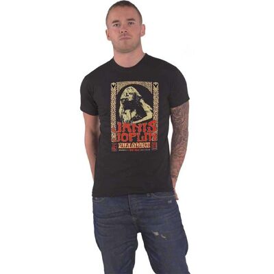 HeyRusty Janis Joplin - Vintage Poster Svart Stor T-shirt HeyRusty Janis Joplin - Vintage Poster Svart Stor T-shirt