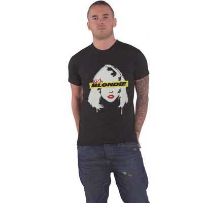 Blondie Model Eyestrip Black T-Shirt - Rock Blondie Model Eyestrip Black T-Shirt - Rock