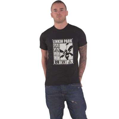HeyRusty Linkin Park Svart Rektangel Logo T-shirt - Musik HeyRusty Linkin Park Svart Rektangel Logo T-shirt - Musik