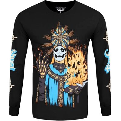 Ghost The Burning Band Logo Longärmad T-shirt - T-shirt Ghost The Burning Band Logo Longärmad T-shirt - T-shirt