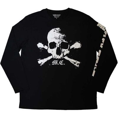 Motley Crue Orbit Skull Black Long Sleeve T-Shirt Motley Crue Orbit Skull Black Long Sleeve T-Shirt