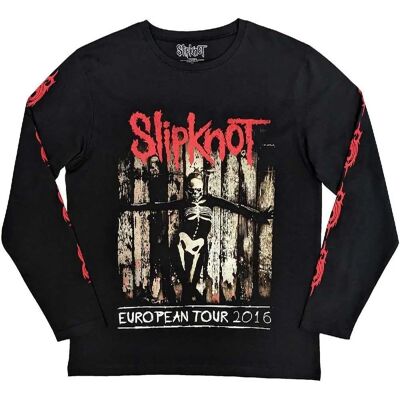 Slipknot Skeleton Flag Unisex T-shirt - Långärmad Band T-shirt Slipknot Skeleton Flag Unisex T-shirt - Långärmad Band T-shirt