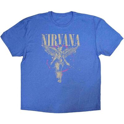Nirvana In Utero Blue Large - T-shirt Nirvana In Utero Blue Large - T-shirt