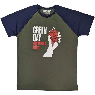 Green Day American Idiot Raglan T-shirt - T-shirt Green Day American Idiot Raglan T-shirt - T-shirt