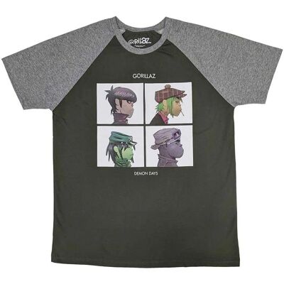 Gorillaz Demon Days Grön X-Large - T-Shirt Gorillaz Demon Days Grön X-Large - T-Shirt