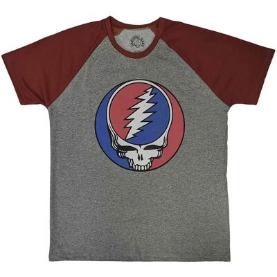 Grateful Dead Steal Your Face Classic Grey T-shirt - Music Grateful Dead Steal Your Face Classic Grey T-shirt - Music
