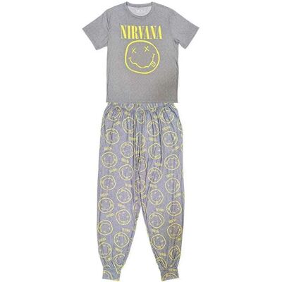 Nirvana Yellow Grunge Smile Pyjamas - Pyjamas Nirvana Yellow Grunge Smile Pyjamas - Pyjamas