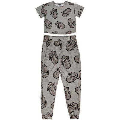 The Rolling Stones Hjärttunga Grå Small - Pyjamas The Rolling Stones Hjärttunga Grå Small - Pyjamas