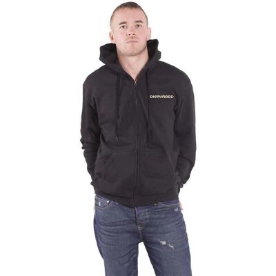 Disturbed The Face Logo Svart Hoodie - Huvtröja Disturbed The Face Logo Svart Hoodie - Huvtröja
