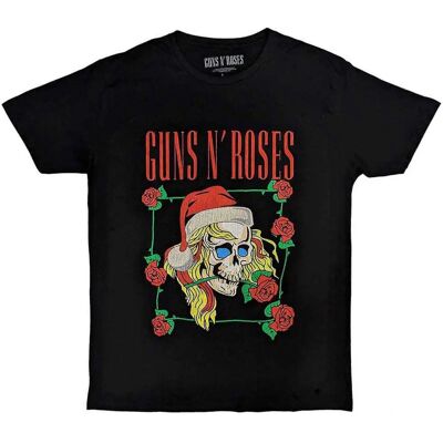 Officiell Guns N' Roses T-Shirt - Holiday Skull - T-Shirt Officiell Guns N' Roses T-Shirt - Holiday Skull - T-Shirt
