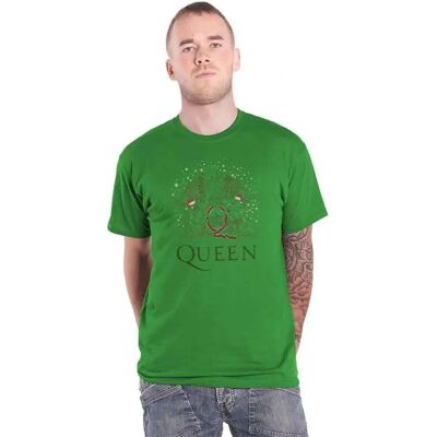 Queen Holiday Crest Green X-large - T-Shirt Queen Holiday Crest Green X-large - T-Shirt