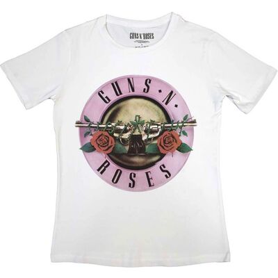 Guns N' Roses T-Shirt Logo Klassisk Skinny Fit Vit S - T-Shirt Guns N' Roses T-Shirt Logo Klassisk Skinny Fit Vit S - T-Shirt