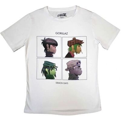 Gorillaz Demon Days Skinny Fit T-Shirt - T-Shirt Gorillaz Demon Days Skinny Fit T-Shirt - T-Shirt