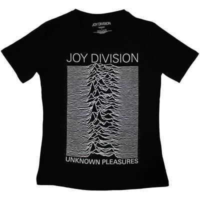 T-Shirt Noir Joy Division Unknown Pleasures - Unisex - Publicité T-Shirt Noir Joy Division Unknown Pleasures - Unisex - Publicité