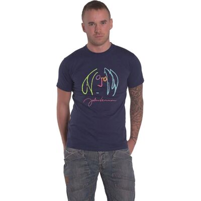 John Lennon Blue Self Portrait T-Shirt - Unisex John Lennon Blue Self Portrait T-Shirt - Unisex