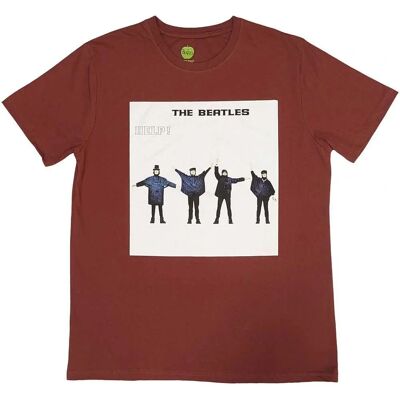 The Beatles Help! Unisex Red T-Shirt - T-Shirt The Beatles Help! Unisex Red T-Shirt - T-Shirt