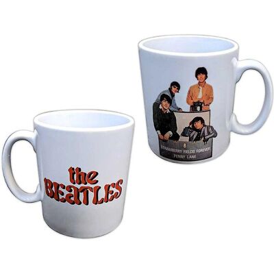 The Beatles White Mug - Strawberry Fields Penny Lane - Mug The Beatles White Mug - Strawberry Fields Penny Lane - Mug