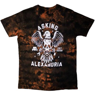 Asking Alexandria Eagle Skull Band Logo T-shirt - T-Shirt Asking Alexandria Eagle Skull Band Logo T-shirt - T-Shirt