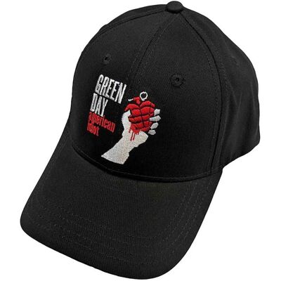 Green Day American Idiot Svart Baseball Cap - One Size Green Day American Idiot Svart Baseball Cap - One Size