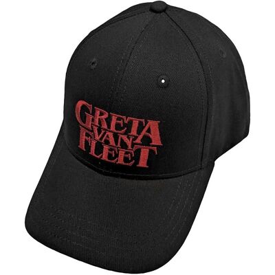 Greta Van Fleet Svart Logo Baseball Cap - Baseball Cap Greta Van Fleet Svart Logo Baseball Cap - Baseball Cap