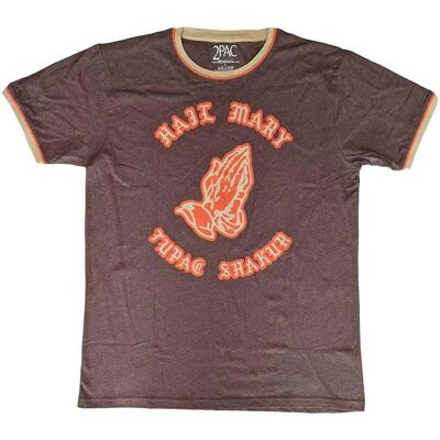 Tupac Hail Mary Ringer T-shirt - T-Shirt Tupac Hail Mary Ringer T-shirt - T-Shirt