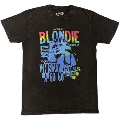 Blondie XXL Black Washed Finish T-Shirt - T-Shirt Blondie XXL Black Washed Finish T-Shirt - T-Shirt