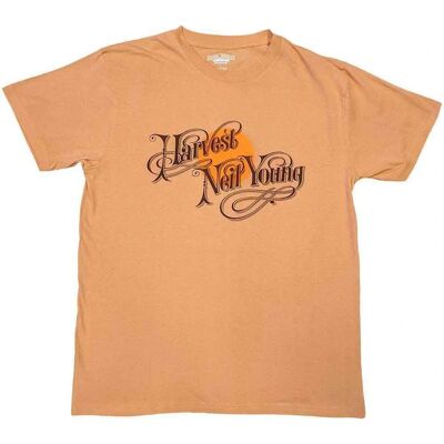 Neil Young Harvest Old Gold T-shirt - Unisex Neil Young Harvest Old Gold T-shirt - Unisex