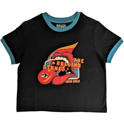 The Rolling Stones Modell Large Svart Crop Top - Crop Top The Rolling Stones Modell Large Svart Crop Top - Crop Top