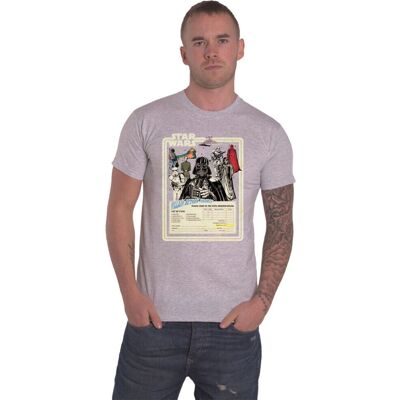 Star Wars Skurkar T-shirt - Unisex Grå XXL Star Wars Skurkar T-shirt - Unisex Grå XXL