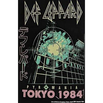 Def Leppard Tokyo Band Logo T-Shirt - T-Shirt Def Leppard Tokyo Band Logo T-Shirt - T-Shirt