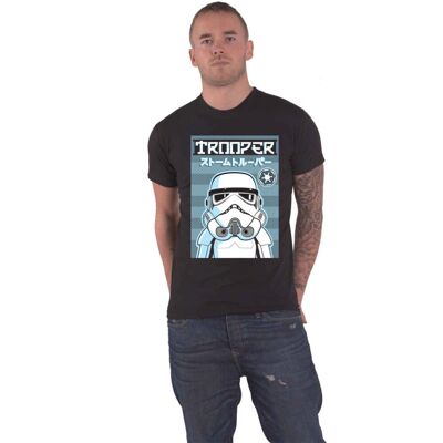 Star Wars Trooper Japansk Logo T-shirt - T-shirt Star Wars Trooper Japansk Logo T-shirt - T-shirt
