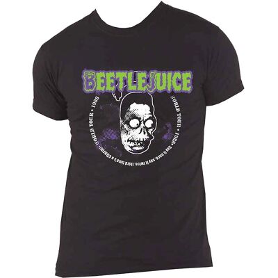 Beetlejuice 1988 Världsturné T-shirt Svart Beetlejuice 1988 Världsturné T-shirt Svart