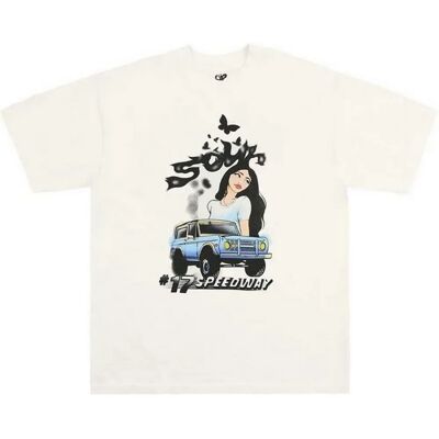 Olivia Rodrigo Natural Sour Airbrush Unisex T-Shirt - Casual Style Olivia Rodrigo Natural Sour Airbrush Unisex T-Shirt - Casual Style