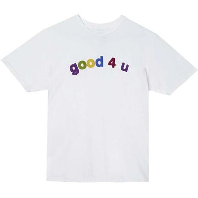 Olivia Rodrigo Vit Good 4 U T-Shirt - T-Shirt Olivia Rodrigo Vit Good 4 U T-Shirt - T-Shirt